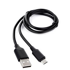 Кабель USB 2.0 Cablexpert CCB-mUSB2-AMBMO2-1MW, AM/microB, издание Classic 0.2, длина 1м, черный, блистер Cablexpert CCB-mUSB2-AMBMO2-1MB фото, купить, цена, магазин