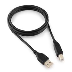Кабель USB 2.0 Pro Cablexpert CCP-USB2-AMBM-6, AM/BM, 1.8м, экран, черный, пакет Cablexpert CCP-USB2-AMBM-6 фото, купить, цена, магазин