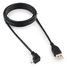Кабель USB 2.0 Pro Cablexpert CCP-mUSB2-AMBM90-6, AM/microBM 5P, 1,8м, угловой, экран, черный, пакет Cablexpert CCP-mUSB2-AMBM90-6 фото, купить, цена, магазин