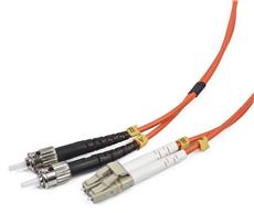 Cablexpert Двунаправленный мультимодовый оптоволоконный кабель, LC/ST, (50/125 OM2), 10 м. Cablexpert CFO-LCST-OM2-10M фото, купить, цена, магазин