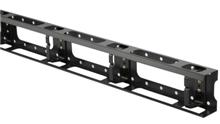 CMV-42U-ML Металлический вертикальный кабельный организатор с крышкой 42U, для шкафов TTC, TSC шириной 800 мм, черный (RAL 9004) ( 1 шт) Hyperline CMV-42U-ML фото, купить, цена, магазин
