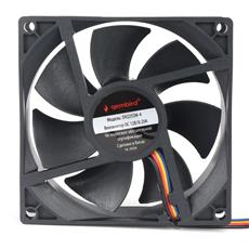 Вентилятор Gembird, 92x92x25, втулка, 4 pin, провод 30 см Gembird D9225SM-4 фото, купить, цена, магазин