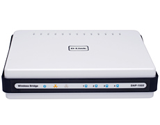 802.11a/n DualBand + 4-port UTP 10/100/1000Mbps, High-Speed Bridge/Access Point D-Link DAP-1522 фото, купить, цена, магазин