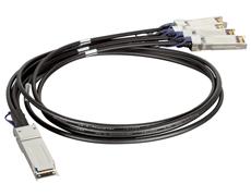 1 meter 40G Passive QSFP+ to 4X 10G SFP+ Twinaxial Direct Attach Cable For DXS-3600-32S/16S with DXS-3600-EM-4QXS module D-Link DEM-CB100QXS-4XS фото, купить, цена, магазин