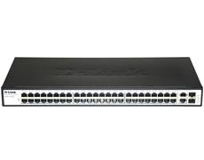 48-port UTP 10/100Mbps + 2-port 10/100/1000BASE-T, Switch Stand-alone, Unmanaged, 19 D-Link DES-1050G фото, купить, цена, магазин