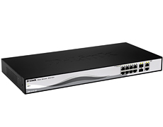 8 ports 10/100Mbps and 2 Combo 10/100/1000BASE-T/SFP WEB Smart III Switch D-Link DES-1210-10/ME фото, купить, цена, магазин