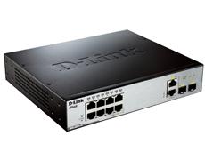 10-Port UTP 10/100Mbps + 2 combo 1000BASE-T/SFP, L2 Management Switch, 19 D-Link DES-3200-10 фото, купить, цена, магазин