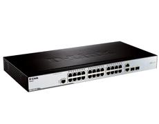 24-Port 10/100Mbps+ 2 Combo 1000BASE-T/SFP L2 Management Switch D-Link DES-3200-26 фото, купить, цена, магазин