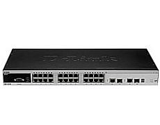 24-port UTP 10/100Mbps + 2-port 1000BASE-T + 2 combo 1000BASE-T/SFP, L2 Single IP Management Switch, 19 D-Link DES-3528 фото, купить, цена, магазин