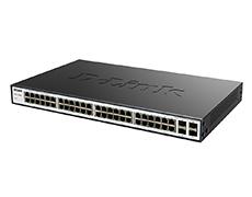 L2 Unmanaged Switch with 48 10/100/1000Base-T and 4 10GBase-X SFP+ ports D-Link DGS-1052X фото, купить, цена, магазин