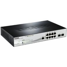 Gigabit Smart Switch with 8 10/100/1000Base-T PoE ports D-Link DGS-1210-10P/ME фото, купить, цена, магазин
