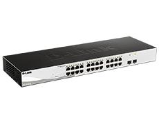 L2 Smart Switch with 24 10/100/1000Base-T ports and 2 100/1000Base-X SFP ports D-Link DGS-1210-26 фото, купить, цена, магазин