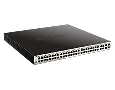 Gigabit Smart Switch with 48 10/100/1000Base-T PoE and 4 Gigabit SFP ports D-Link DGS-1210-52MP фото, купить, цена, магазин