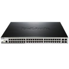 Gigabit Smart Switch with 24 10/100/1000Base-T PoE, 24 10/100/1000Base-T and 4 Gigabit SFP ports D-Link DGS-1210-52P/ME фото, купить, цена, магазин