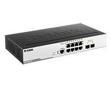 L2 Managed Switch with 8 10/100/1000Base-T ports and 2 1000Base-X SFP ports D-Link DGS-3000-10L фото, купить, цена, магазин