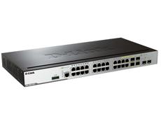 26-Port Management L2 Gigabit Switch 20-Port 10/100/1000 Base-T + 4 Combo 10/100/1000BASE-T/SFP ports + 2-Port 10G SFP+, L2 Mana D-Link DGS-3000-26TC фото, купить, цена, магазин