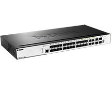 26-Port Management L2 Gigabit Switch 20-Port 10/100/1000 Base-T + 4 Combo 10/100/1000BASE-T/SFP ports + 2-Port 10G SFP+, L2 Mana D-Link DGS-3000-28SC фото, купить, цена, магазин
