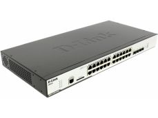 24-Port Managed L3 Gigabit Switch 20 10/100/1000BASE-T ports, 4 Combo 1000BASE-T/SFP, SNMP v,1,2,3, RMON , Telnet, Web-based Man, 48 V D-Link DGS-3120-24TC/DC/B1ARI фото, купить, цена, магазин
