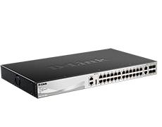L2+ Managed Switch with 24 10/100/1000Base-T ports and 2 10GBase-T ports and 4 10GBase-X SFP+ ports D-Link DGS-3130-30TS фото, купить, цена, магазин