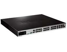 24-ports PoE 10/100/1000Base-T L3 Stackable Management Switch with 4 Combo ports 10/100/1000Base-T/SFP and 4-ports SFP+ D-Link DGS-3620-28PC фото, купить, цена, магазин