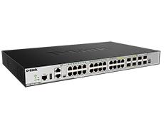 L3 Stackable Managed Switch with MPLS Image 20 Base T + 4 Combo 10/100/1000BASE-T/SFP ports + 4 10 GbE SFP+ D-Link DGS-3630-28TC фото, купить, цена, магазин