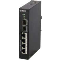 Коммутатор POE сетевой индустриальный 4 портовый (управляемый) (DH-PFS4206-4P-120) DAHUA DH-PFS4206-4P-120 фото, купить, цена, магазин