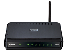 802.11n (150Mbps) + 4-port UTP 10/100Mbps + 1-port UTP 10/100 Mbps for WAN + 1-port USB (for printer), Wireless Router D-Link DIR-320/NRU фото, купить, цена, магазин