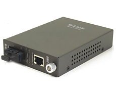 Smart Media 10/100BASE-TX and 100BASE-FX Converter ( Single-mode Fiber / SC connector ) (30KM) D-Link DMC-1530SC фото, купить, цена, магазин