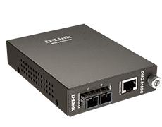1000Base-T Gigabit Twisted-pair to 1000Base-LX Gigabit Fiber Single-mode Fiber (10km, SC) Media Converter Module D-Link DMC-810SC фото, купить, цена, магазин