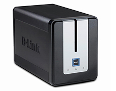 2-Bay SATA Network Storage (1-port UTP 10/100/1000Mbps, 1-port USB 2.0) D-Link DNS-323 фото, купить, цена, магазин