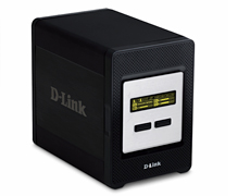 4-Bay SATA Network Storage with OLED status display (1-port UTP 10/100/1000Mbps, 1-port USB 2.0) D-Link DNS-343 фото, купить, цена, магазин
