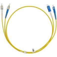 Патч-корд оптический TopLan, дуплексный, FC/UPC-SC/UPC, SM, 10 м LSZH TopLan DPC-TOP-652-FC/U-SC/U-10 фото, купить, цена, магазин