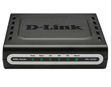 ADSL2/2+ Ethernet / USB Combo Router (with splitter) D-Link DSL-2520U/BRU/D фото, купить, цена, магазин