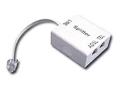 ADSL Annex A splitter (1xRJ11 input and 2xRJ-11 output ports ) with 10cm phone cable D-Link DSL-30CF/RS фото, купить, цена, магазин