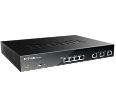 VPN Firewall 2 10/100/1000 Mbps WAN port, 4 10/100/1000 Mbps LAN port. Support Ipv6 D-Link DSR-500 фото, купить, цена, магазин
