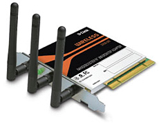 RangeBooster N PCI adapter is a draft 802.11n D-Link DWA-547 фото, купить, цена, магазин