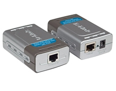 Power over Ethernet Adapters (pair). Selectable output 5V DC, 2.5A or 12V DC, 1A, transmit power up to 100m D-Link DWL-P200 фото, купить, цена, магазин