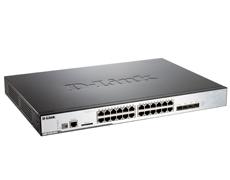 L2+ Unified Wired/Wireless Gigabit PoE Switch 20 10/100/1000Base-T Gigabit Ethernet Ports, _802,3af PoE support_; 4 Combo 10/100 D-Link DWS-3160-24PC фото, купить, цена, магазин