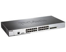 L2+ Unified Wired/Wireless Gigabit Switch 20 10/100/1000Base-T Gigabit Ethernet Ports, 4 Combo 10/100/1000Base-T/SFP, 1 RJ-45 Ex D-Link DWS-3160-24TC фото, купить, цена, магазин