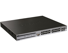 24-port 10/100/1000Base-T L2+ PoE WLAN Switch with 4 Combo SFP and 2 open slots for optional 10GE modules D-Link DWS-4026 фото, купить, цена, магазин