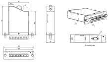 Hyperline FO-CSS-W120H32-504-1MTPM-12LC-AQ Волоконно-оптическая кассета 1xMTP (папа) Hyperline FO-CSS-W120H32-504-1MTPM-12LC-AQ фото, купить, цена, магазин