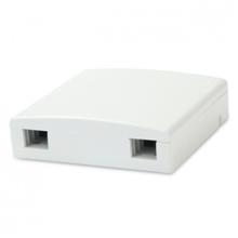 Hyperline FO-WB86-FTTH-2UN-WH Оптическая абонентская розетка (без адаптера) Hyperline FO-WB86-FTTH-2UN-WH фото, купить, цена, магазин