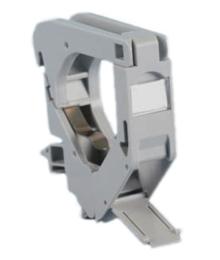 Hyperline FP-IE-DIN-KJ-1-GY Крепление для Keystone Jack на DIN-рейку в распределительные щиты для промышленных решений Hyperline FP-IE-DIN-KJ-1-GY фото, купить, цена, магазин