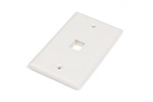 Hyperline FP-U-1-WH Лицевая панель 70x115 мм для 1-й вставки типа Keystone Jack Hyperline FP-U-1-WH фото, купить, цена, магазин