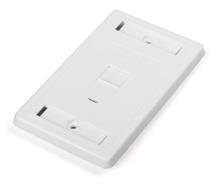 Hyperline FP-US-1-WH Лицевая панель 70x115 мм для 1-й вставки типа Keystone Jack Hyperline FP-US-1-WH фото, купить, цена, магазин