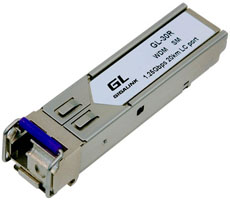 Модуль GigaLink SFP, WDM, 1Гбит/c, одно волокно SM, LC, Tx:1550/Rx:1310 нм, до 20 км - GL-30R GigaLink GL-30R фото, купить, цена, магазин