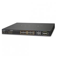 IPv6/IPv4, 16-Port Managed 802.3at POE+ Gigabit Ethernet Switch + 4-Port Gigabit Combo TP/SFP (220W) Planet GS-4210-16P4C фото, купить, цена, магазин