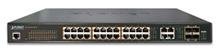 IPv6/IPv4, 24-Port Managed 802.3at POE+ Gigabit Ethernet Switch + 4-Port Gigabit Combo TP/SFP (220W) Planet GS-4210-24P4C фото, купить, цена, магазин