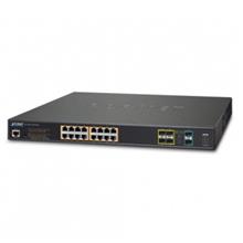 L2+/L4 16-Port 10/100/1000T 75W Ultra PoE + 4-Port 100/1000X SFP + 2-Port 10G SFP+ Managed Switch, with Hardware Layer3 IPv4/IPv6 Static Routing, W/ 48V Redund Planet GS-5220-16UP4S2XR фото, купить, цена, магазин