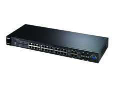 ZyXEL GS2200-24 24-портовый управляемый коммутатор Gigabit Ethernet с 4 SFP-слотами совмещенными с разъемами RJ-45 ZyXEL GS2200-24 фото, купить, цена, магазин